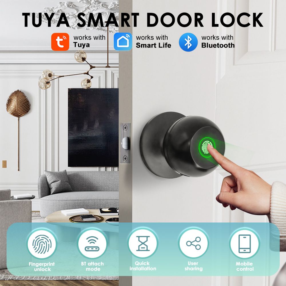 Smart Home Technology - Tuya elektronisch deurslot Slim extern deurslot