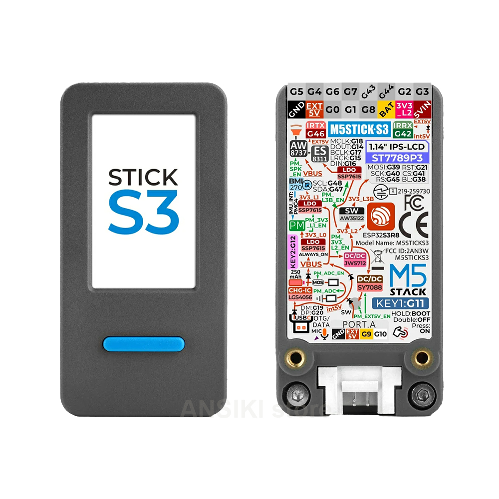 Smart Home Monitoring - M5Stack M5StickS3 ESP32-S3 IoT-ontwikkelkit Draagbaar met