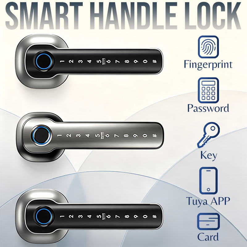 Smart Home Technology - Slimme vingerafdruk deurslot, digitale elektronische deurgreep