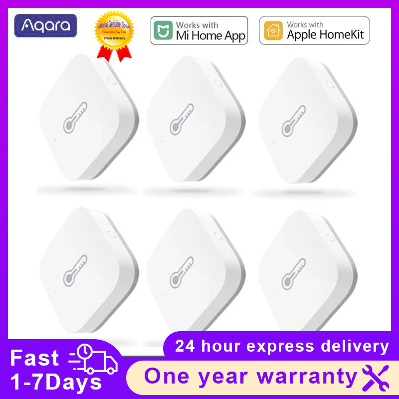 Smart Home Xiaomi 2 - Aqara Temperatuur-vochtigheidssensor Zigbee Smart Luchtdrukomgeving Smart