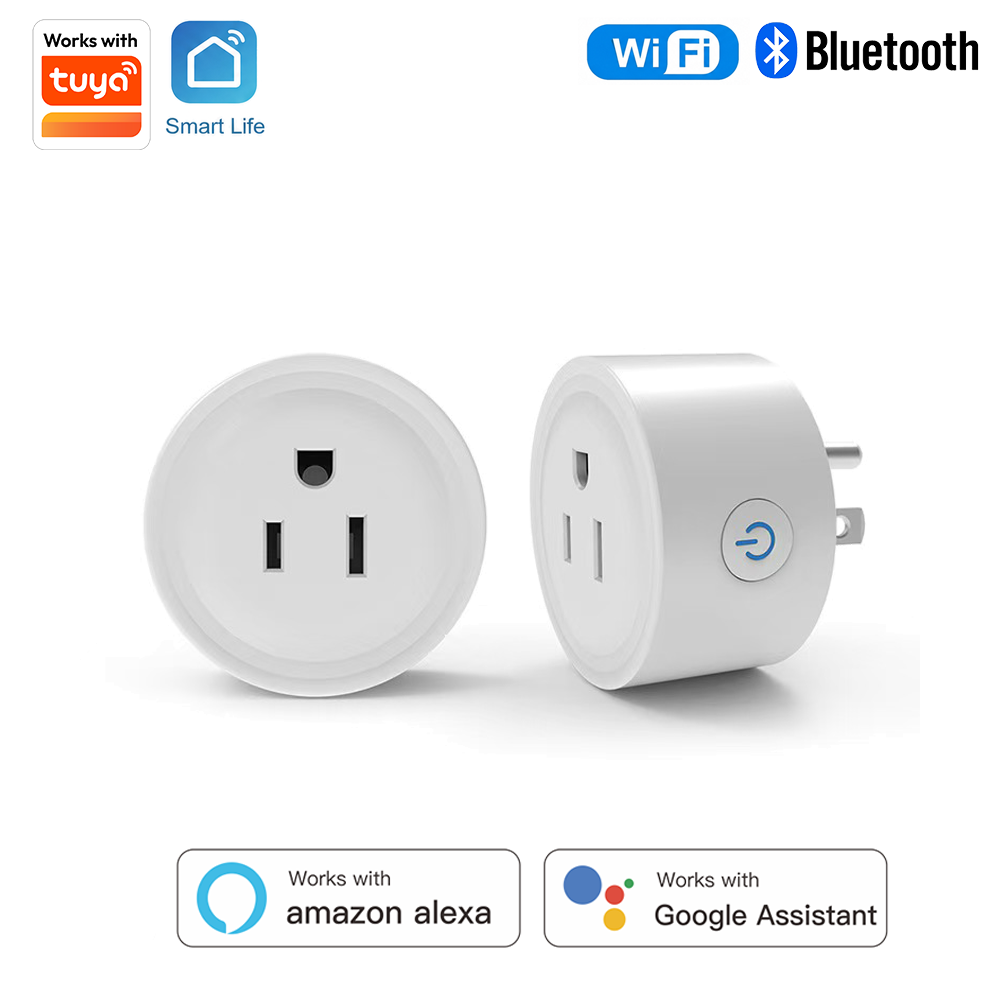 Smart Home Web - Tuya US-Spec 10A slimme ronde stekker