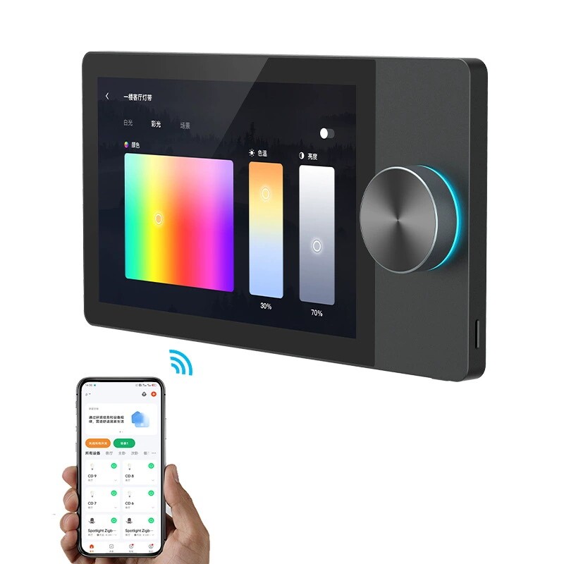 Smart Home Zigbee Gateway - Graffiti Smart Central Control-scherm voor het