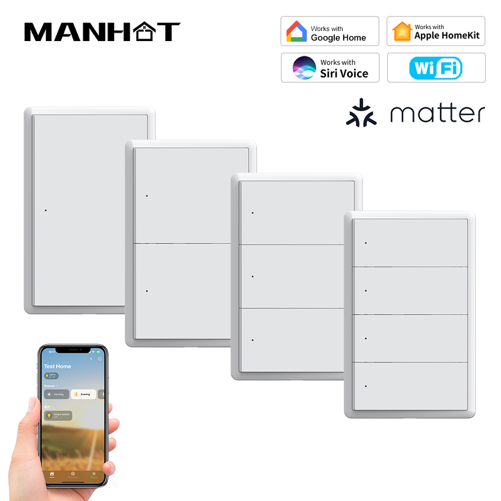 Smart Home Internet - MANHOT Homekit WiFi Smart Switch Geen
