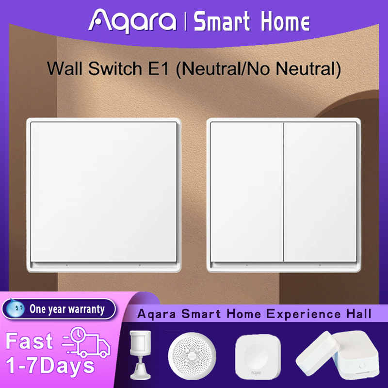 Smart Home Xiaomi 2 - Originele Aqara Wandschakelaar E1 Versie Slimme