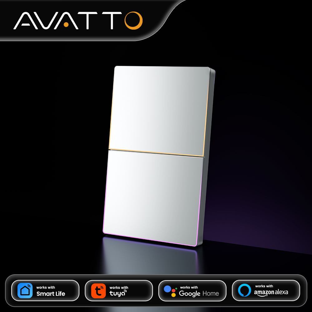 Smart Home Web - AVATTO 1/2/3/4-voudige WiFi slimme lichtschakelaar, draadloze