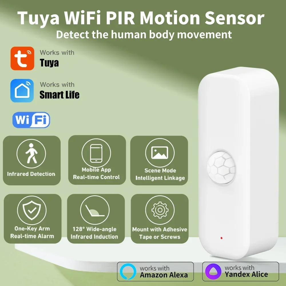 Smart Home Web - Tuya WiFI Bewegingssensor PIR Smart Human