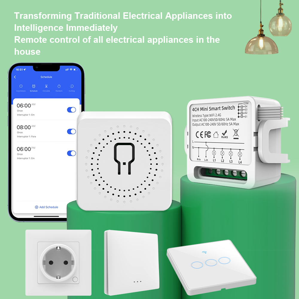 Tuya WiFi Smart Switch 1/2/3/4 - Smart Home Web recensie en prijs