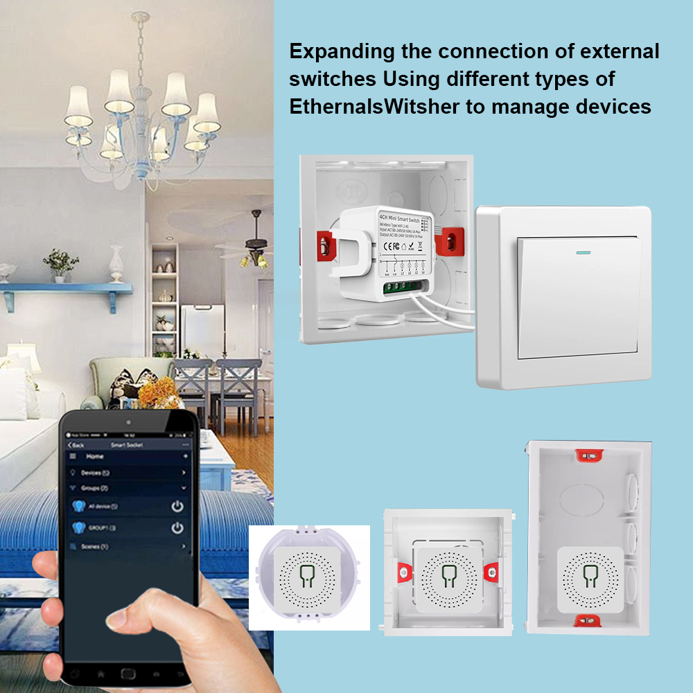 Tuya WiFi Smart Switch 1/2/3/4 - Smart Home Web recensie en prijs