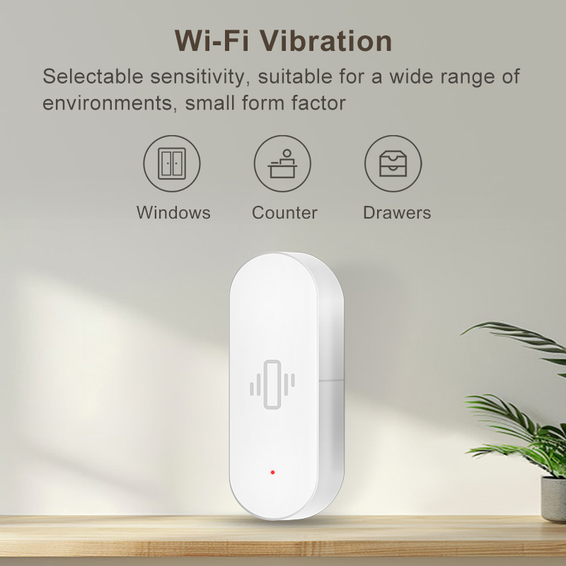 Tuya WiFi-trillingssensor, gev - Smart Home Google Assistant recensie en prijs