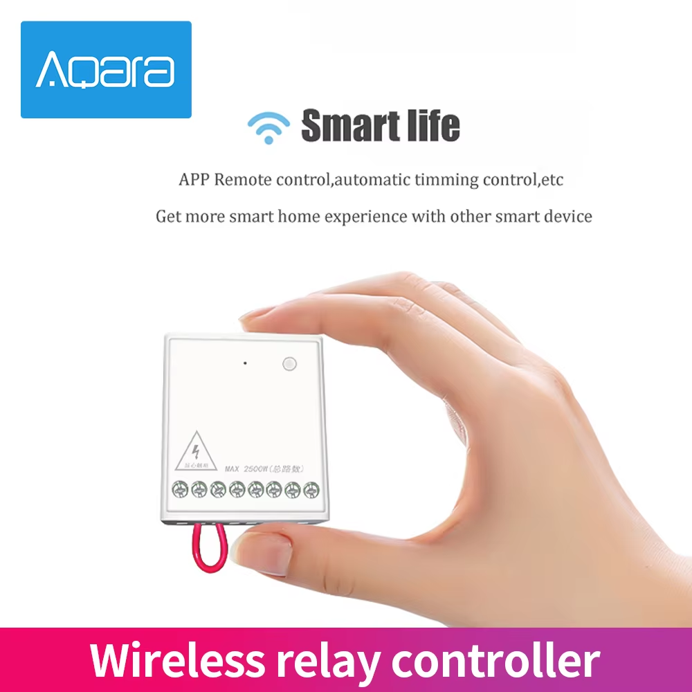 Aqara 2 kanalen draadloze rela - Smart Home Xiaomi 2 recensie en prijs