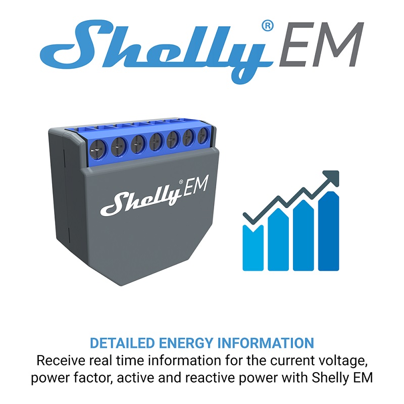 SHELLY EM Wifi Smart Life Cont - Smart Home Controller recensie en prijs