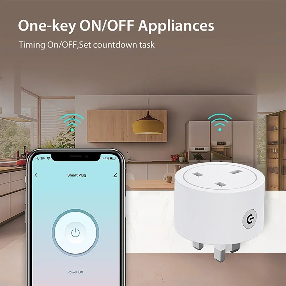 Zigbee Smart Plug 16A UK-stekk - Smart Home Monitoring recensie en prijs