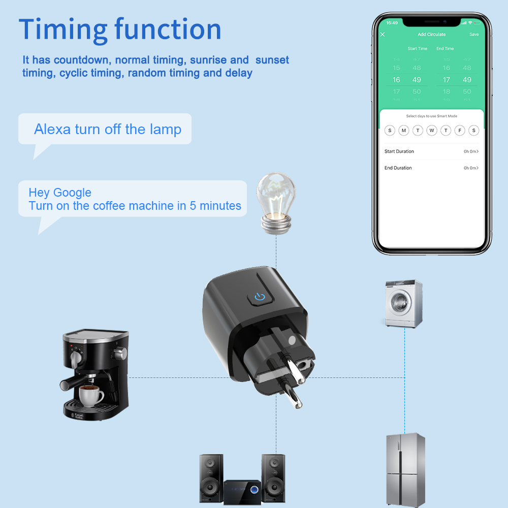 Tuya Smart Socket WiFi-afstand - Smart Home Web recensie en prijs