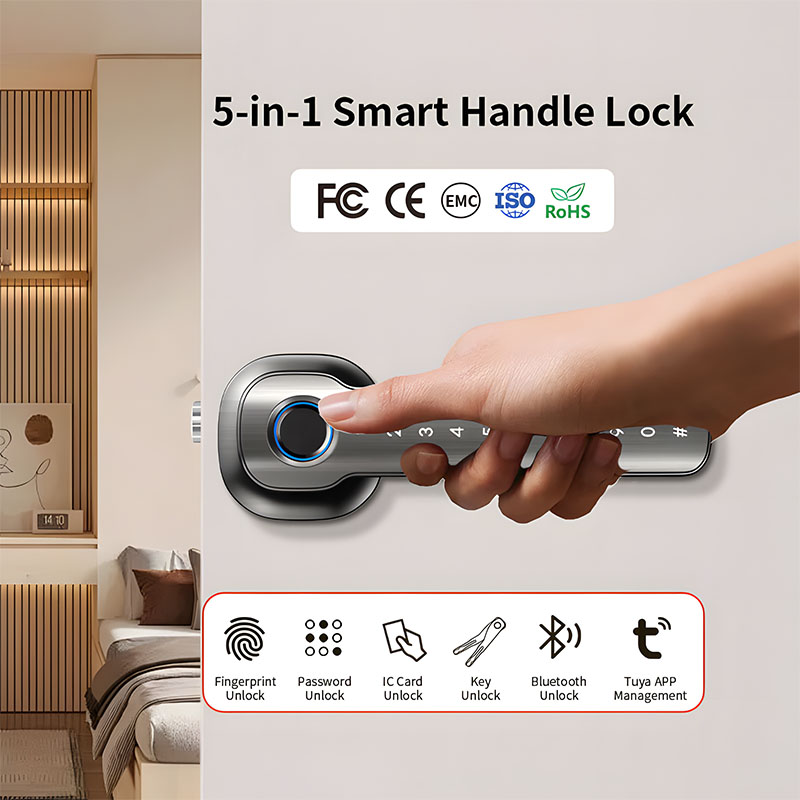 Slimme vingerafdruk deurslot,  - Smart Home Technology recensie en prijs