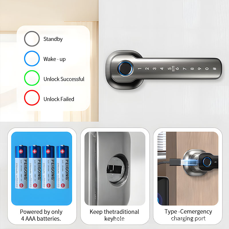 Slimme vingerafdruk deurslot,  - Smart Home Technology recensie en prijs