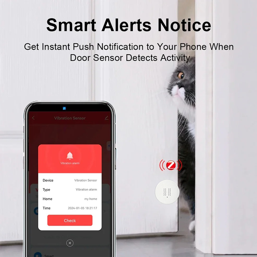Tuya ZigBee Smart Vibration &  - Smart Home Google Assistant recensie en prijs