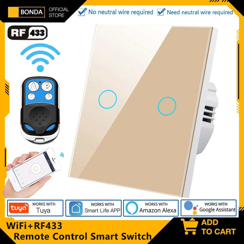 Tuya EU WiFi + RF433 Slimme af - Smart Home Google Assistant recensie en prijs